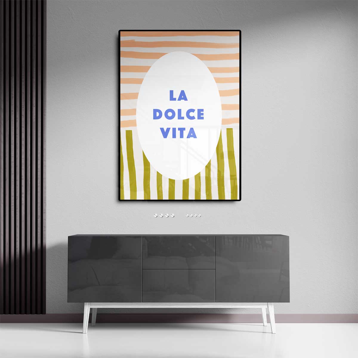La Dolce Vita – staande wandkunst voor woonkamer of interieur