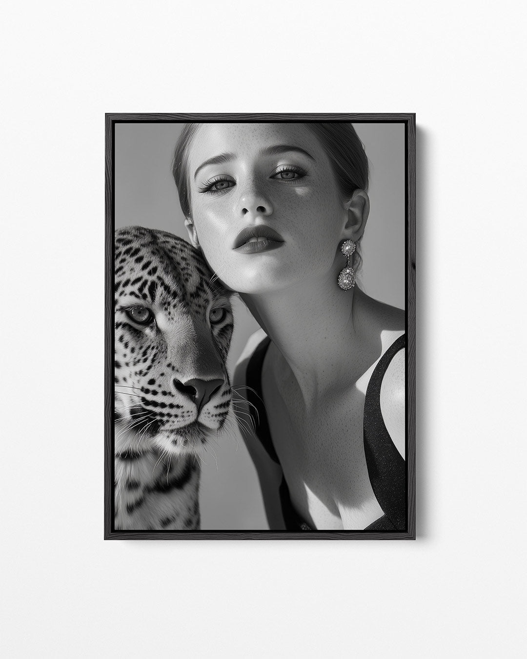 Dierlijke elegantie – staand wanddecoratie kunstwerk