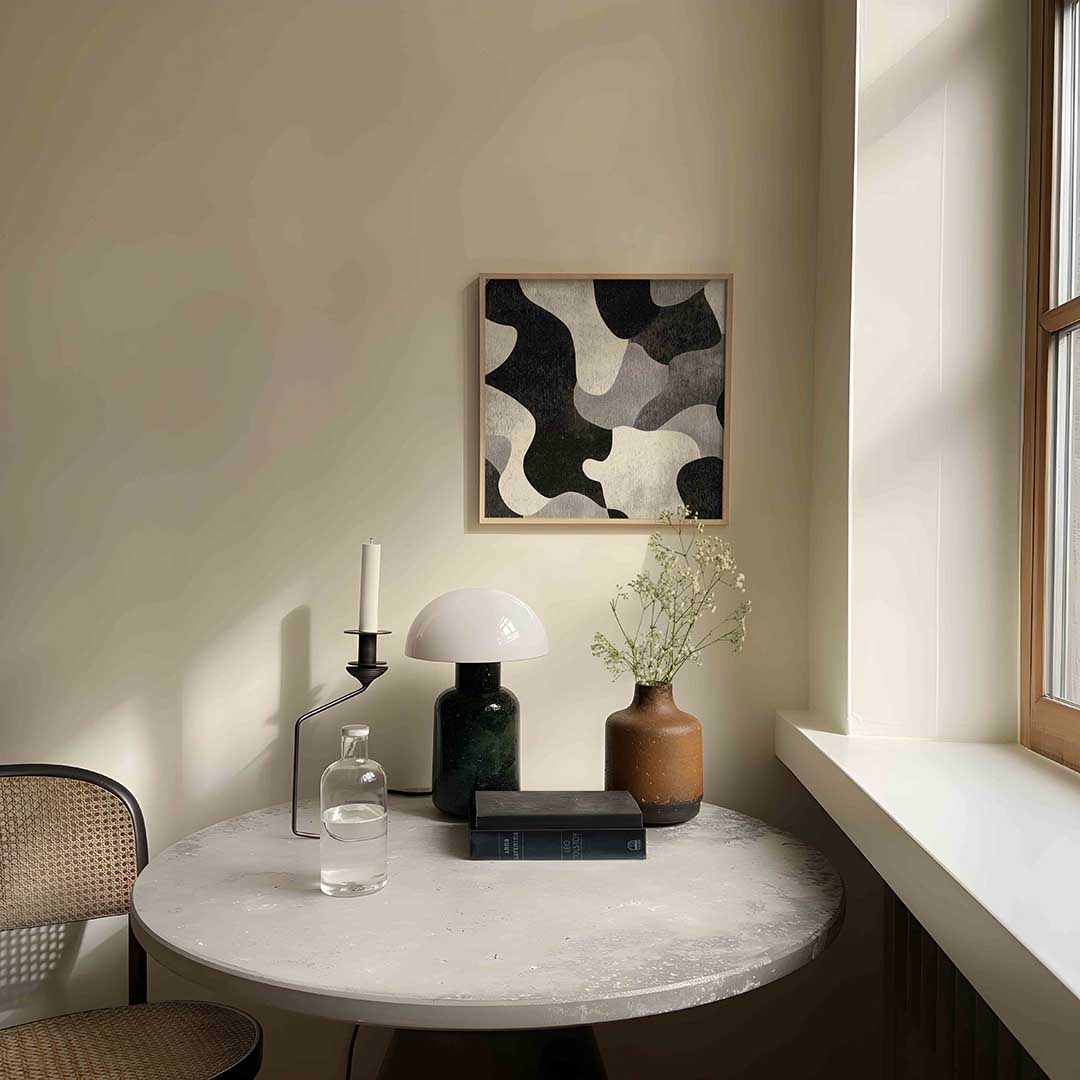 Abstracte vormen – abstracte poster in vierkant formaat
