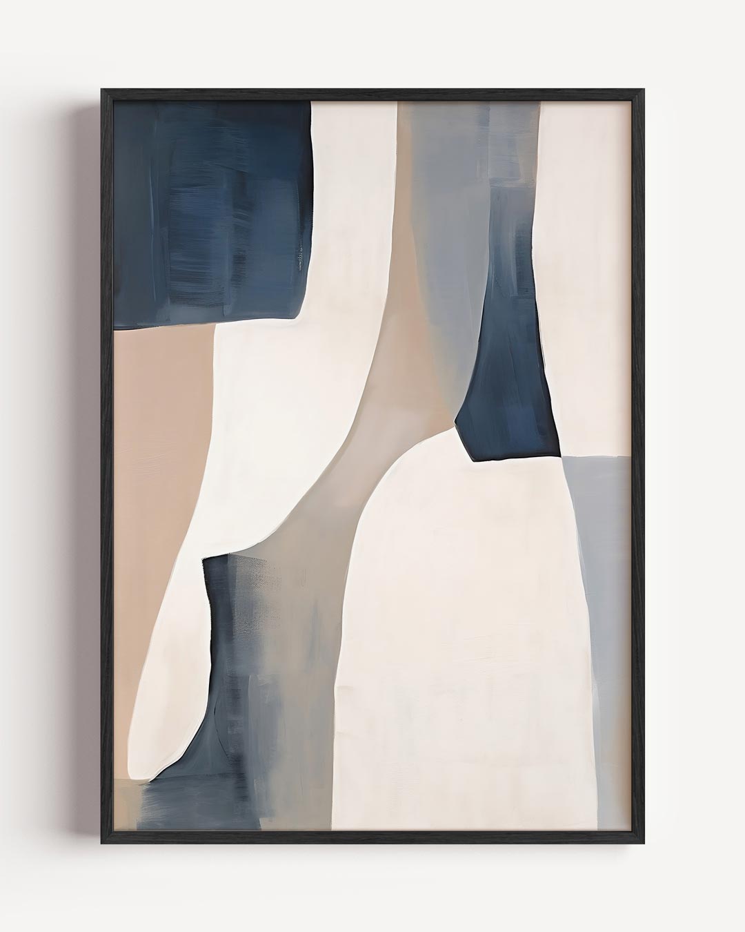 Abstracte Stijlvolle Kunstposter – abstracte portret poster als wanddecoratie