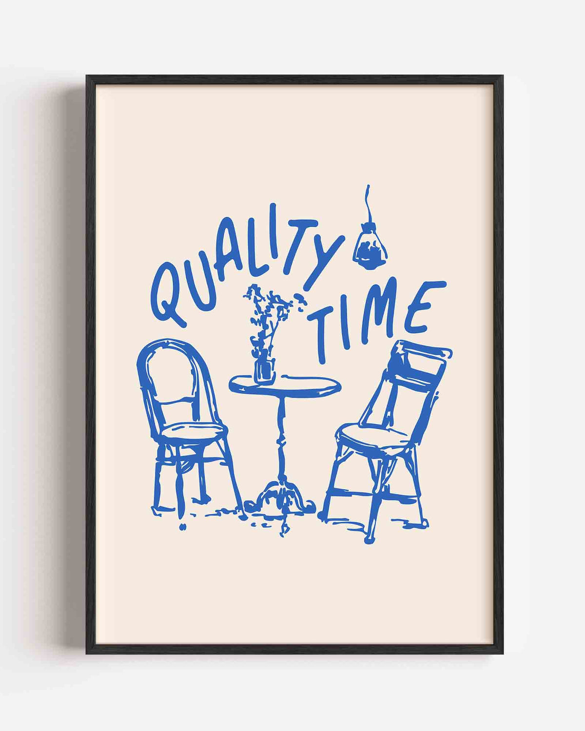Quality time – botanische portret poster als wanddecoratie