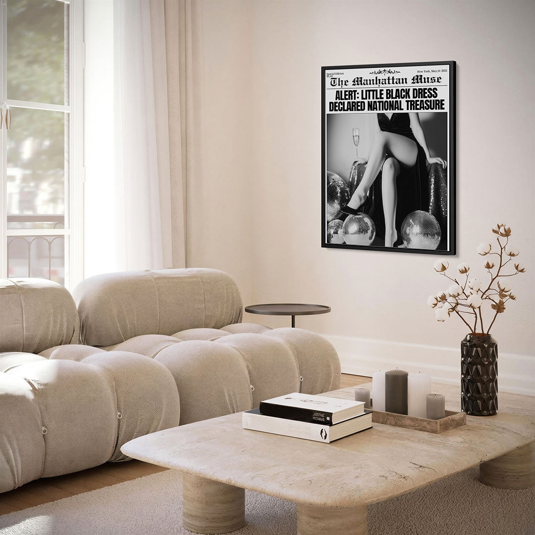 Glamoureuze elegantie – staand wanddecoratie kunstwerk