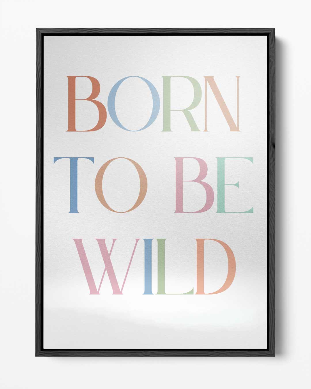 Born to Be Wild – portret kunstwerk als wanddecoratie
