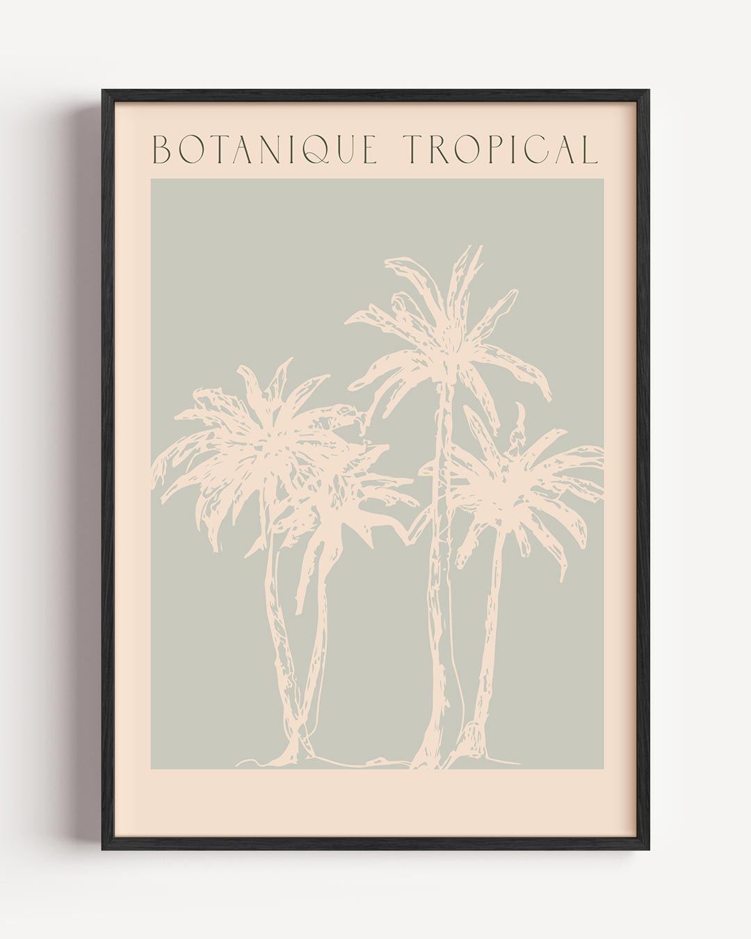 Tropische Botanische Kunstposter – zomer portret poster als wanddecoratie