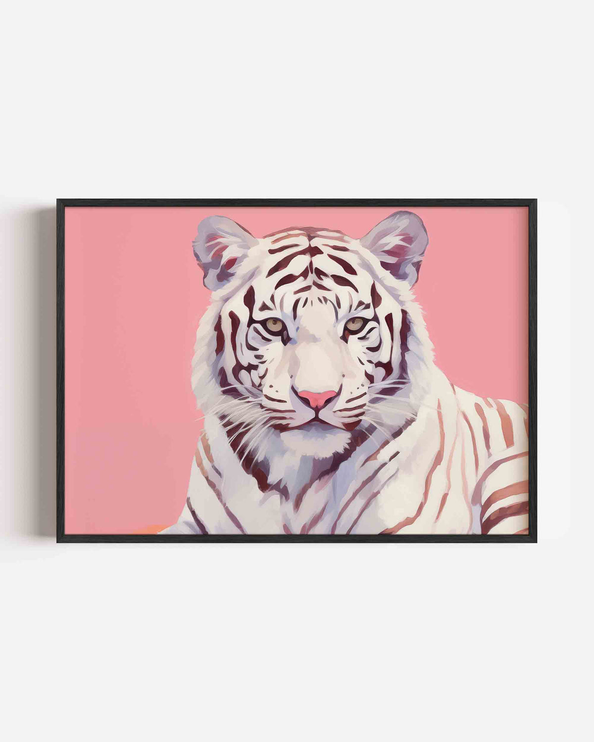 Witte tijger – dieren landscape poster als wanddecoratie
