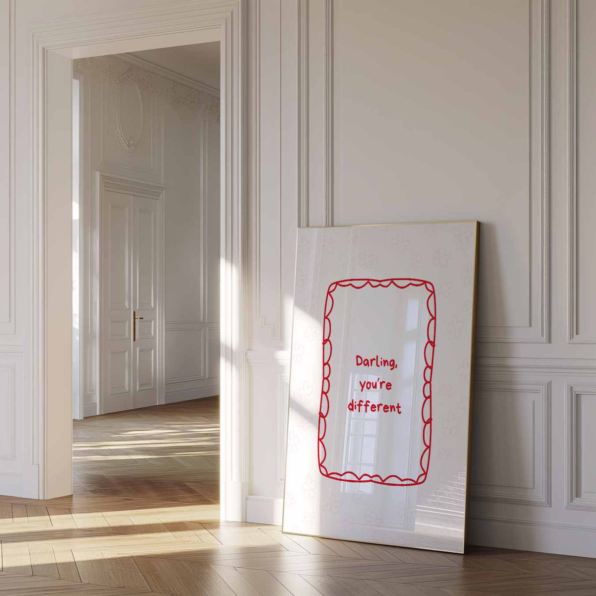 Unieke Jij – zomer poster als frisse staande wanddecoratie