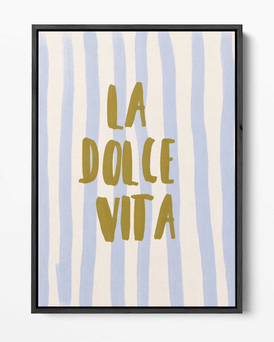 La Dolce Vita Strepen – portret kunstwerk als wanddecoratie