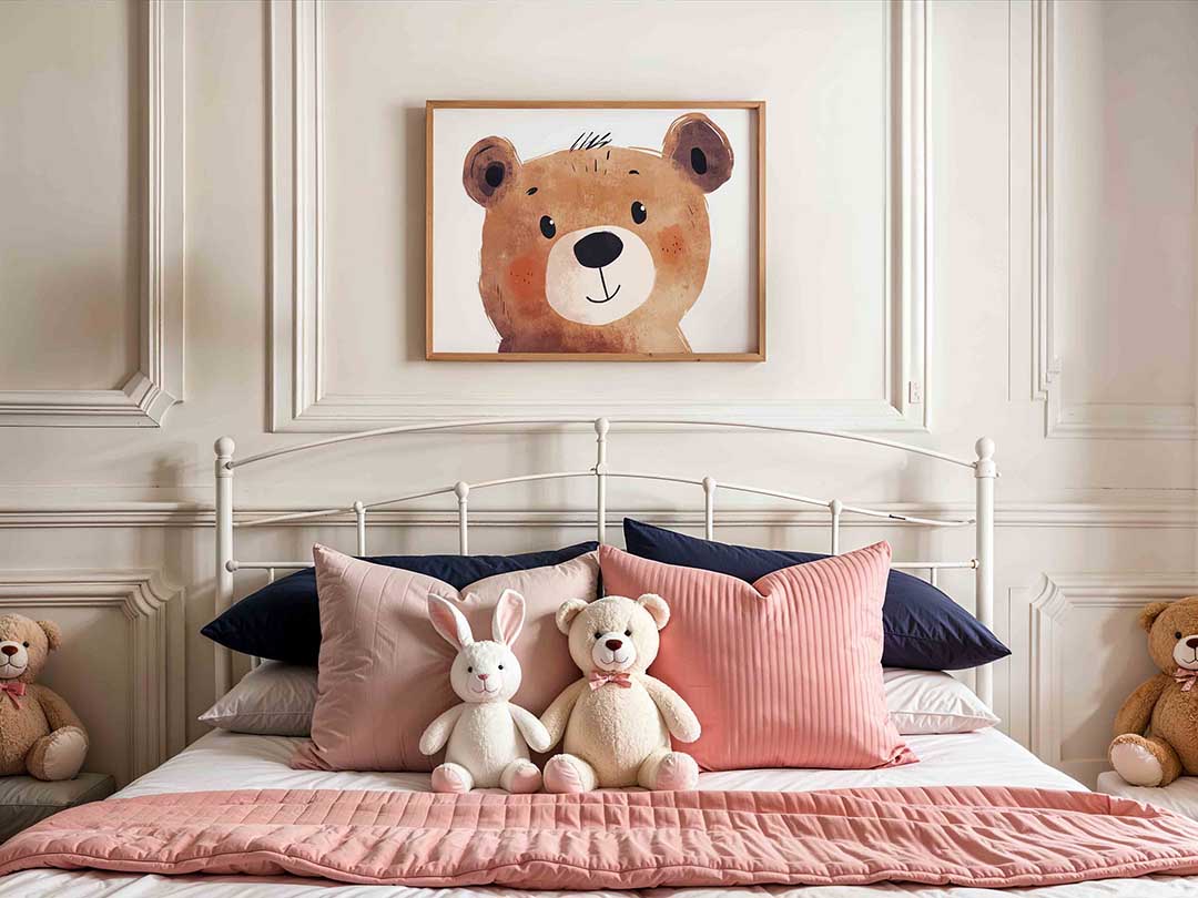 Schattige beren – kids poster in liggend formaat