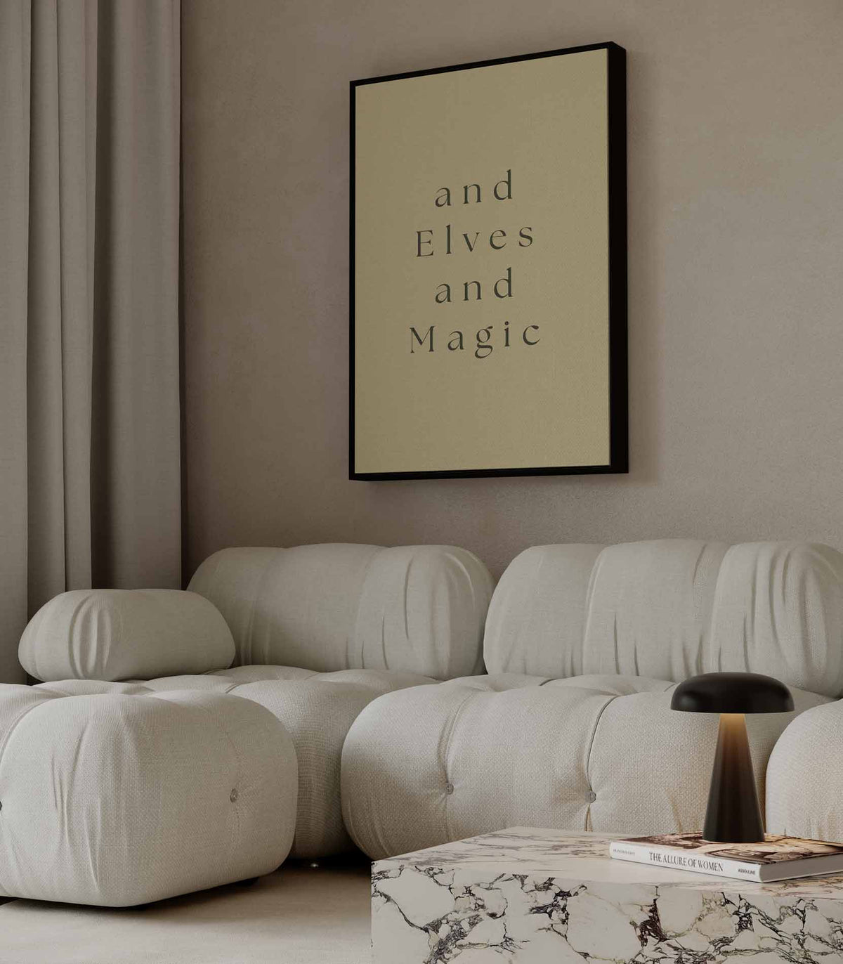 Elfen en Magie Poster – dibond wanddecoratie in staand formaat