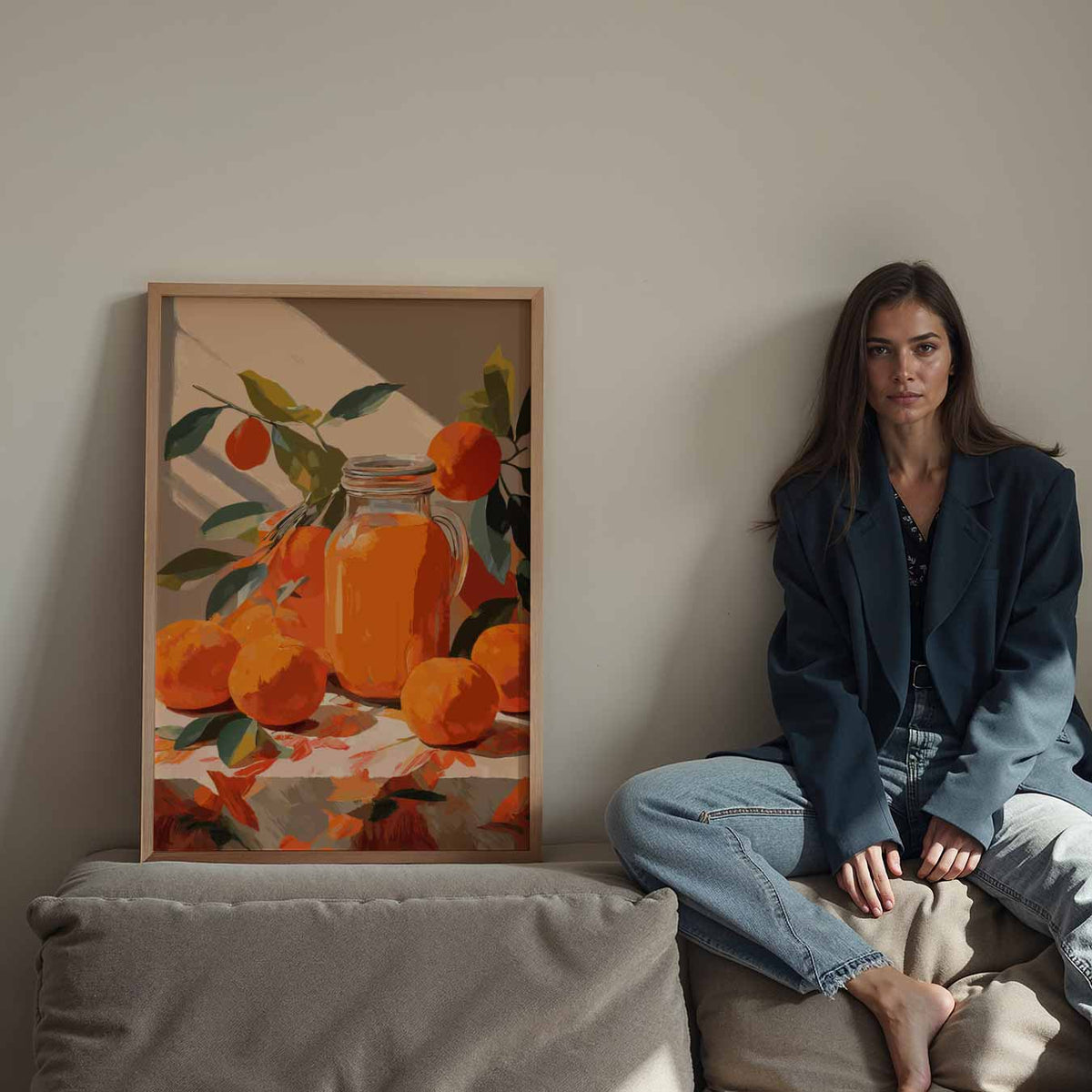 Citrusfruit Culinair – staande keuken wanddecoratie van WallArtistic