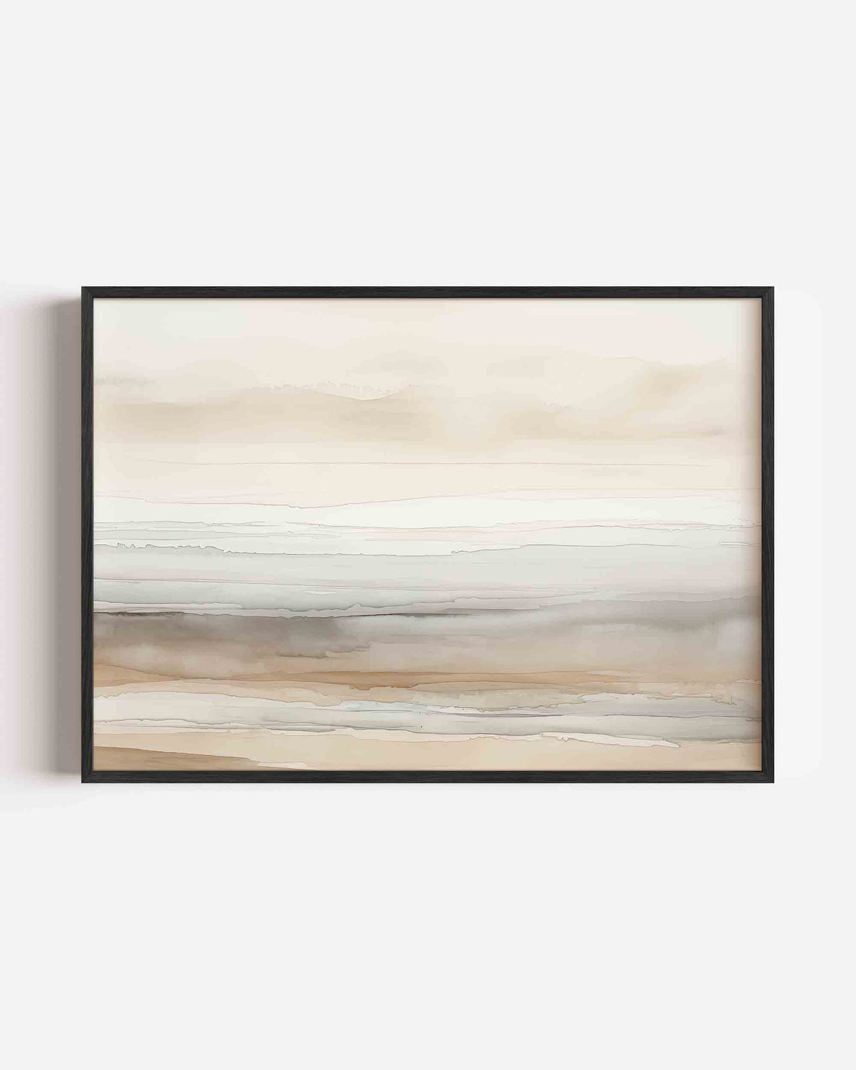 Landschap in zachte tinten – abstracte landscape poster als wanddecoratie