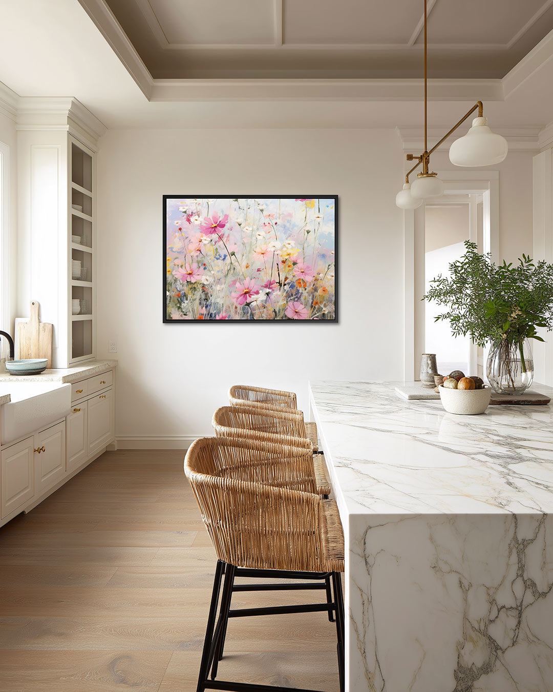 Bloemenweelde – wanddecoratie in interieur