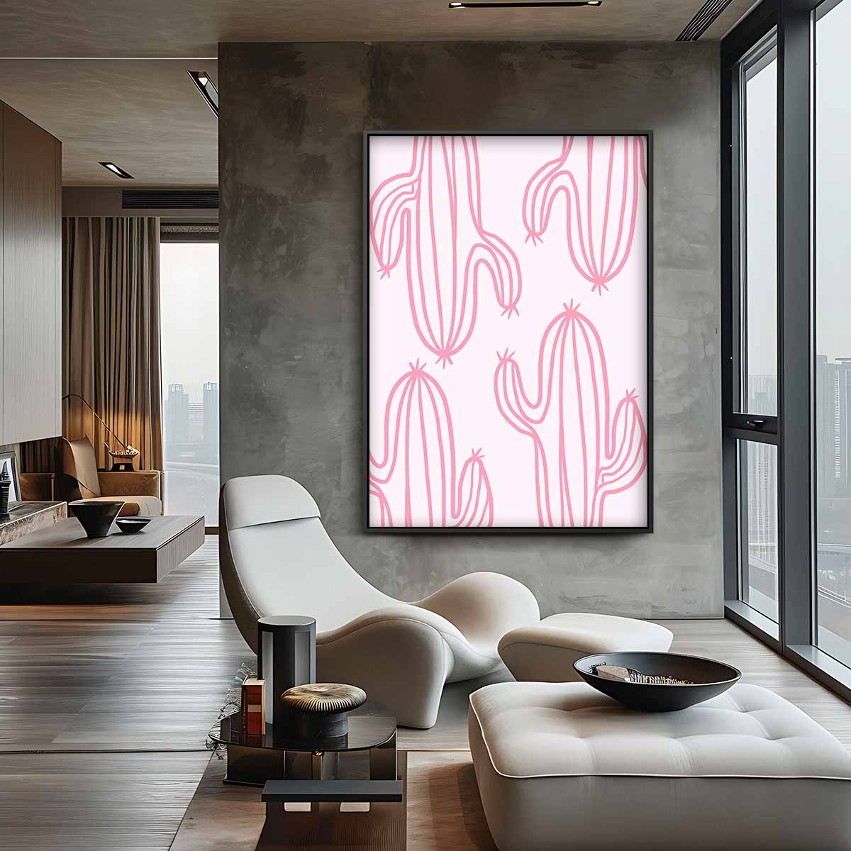 Cactus Droom – staand kunstwerk voor modern interieur