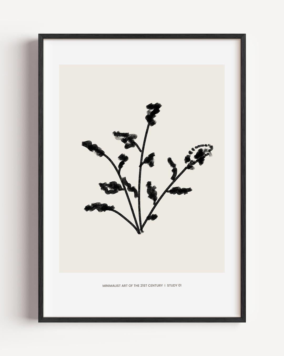 Minimalistische Botanische – bloemen portret poster als wanddecoratie
