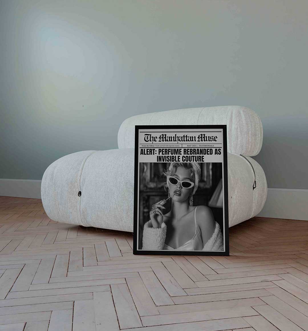 Manhattan muse mode – Pop Art wandkunst als portret poster