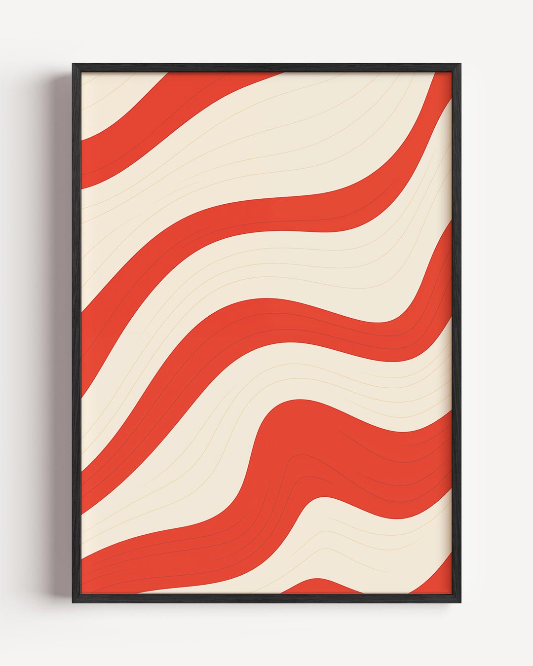 Waving Diva – kleurrijke abstracte portret poster als wanddecoratie