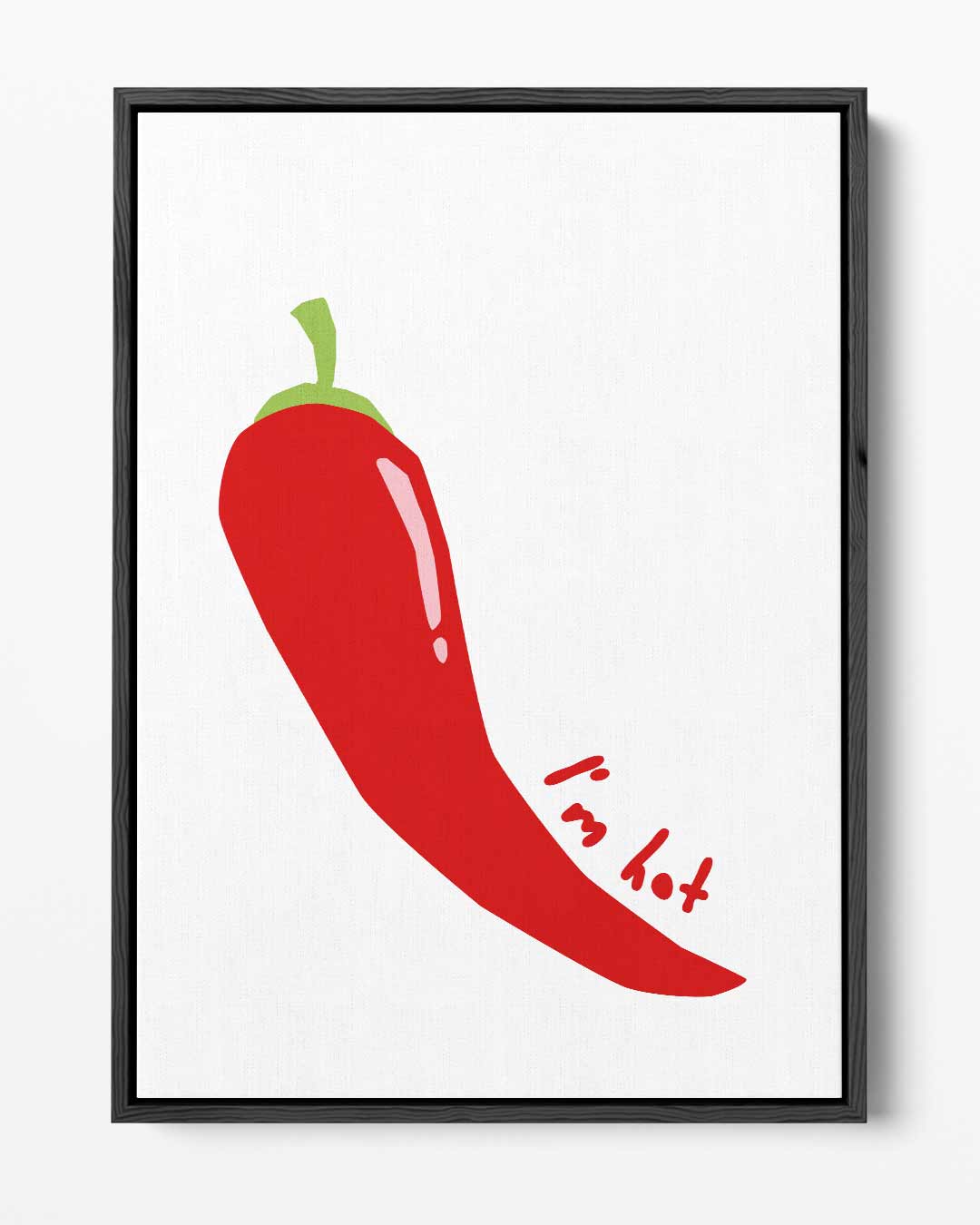 Pittige Paprika – portret kunstwerk als wanddecoratie