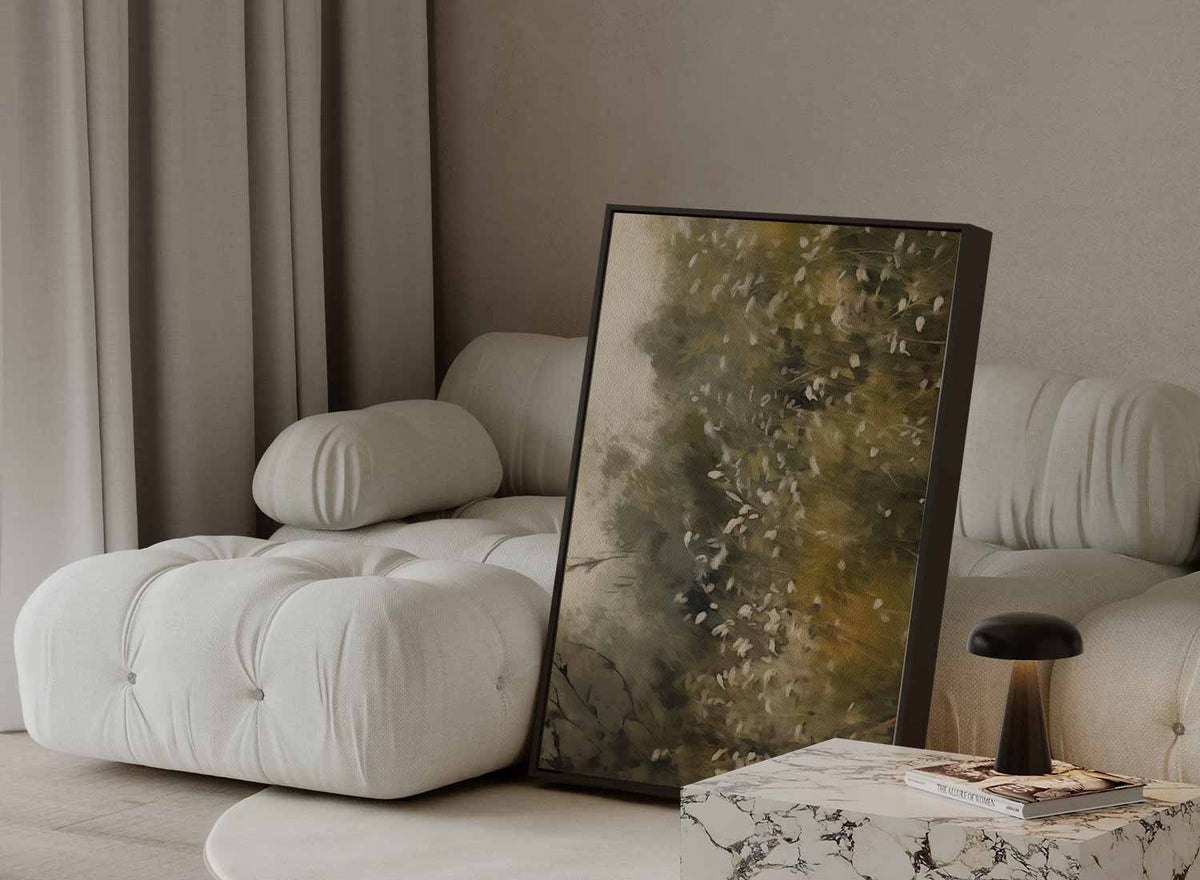 Dromerig Herfstlandschap – staande wandkunst voor woonkamer of interieur