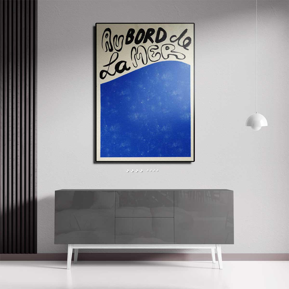 Au Bord de la Mer – modern portret kunstwerk van WallArtistic