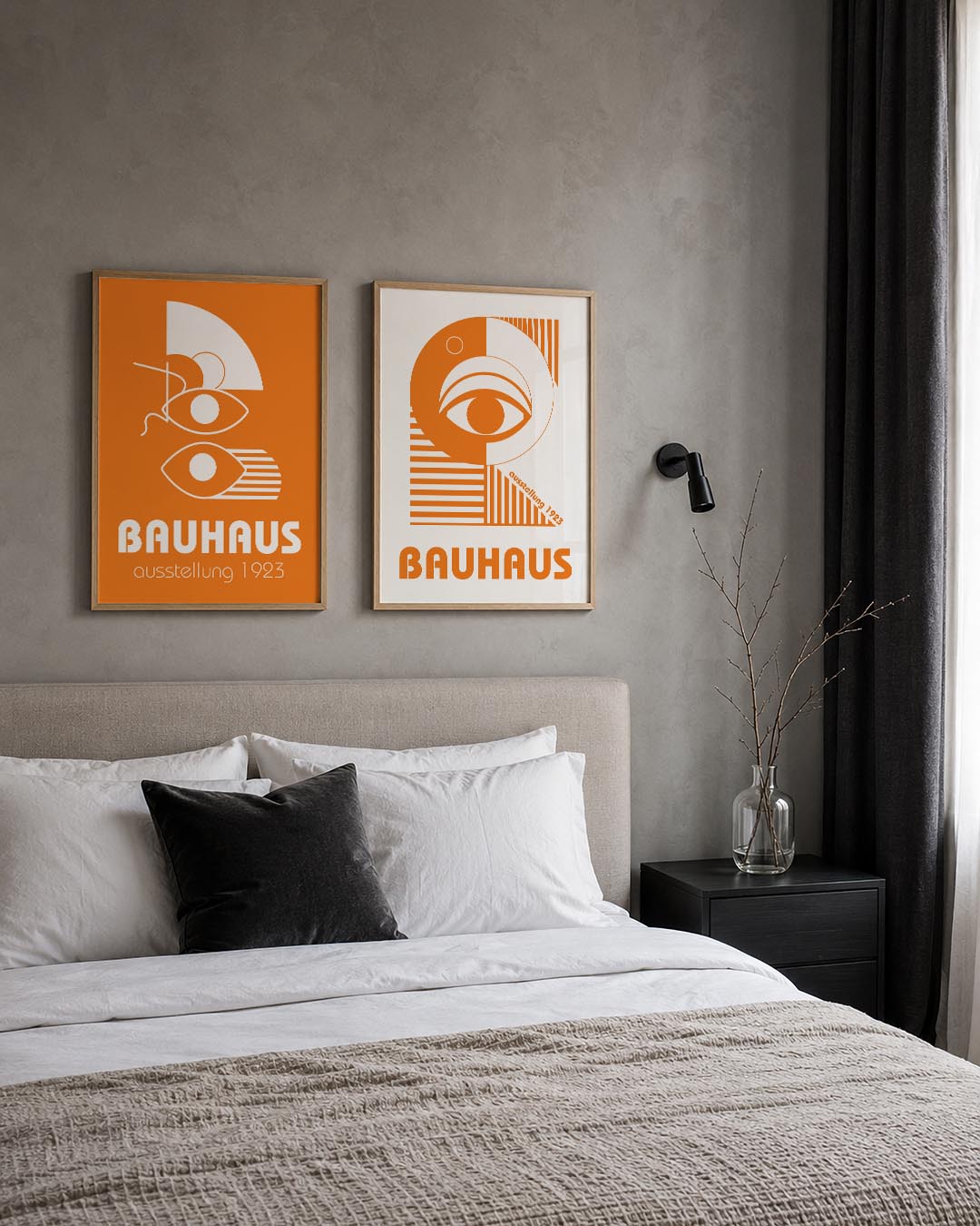 Oogvorm en lijnen Posterset