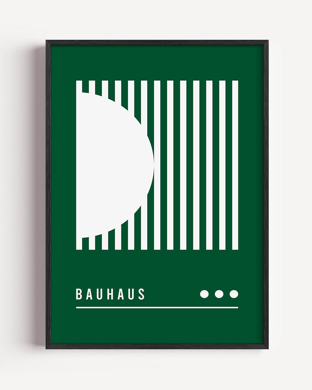 Lijnen en vlakken – staande Bauhaus poster als wanddecoratie