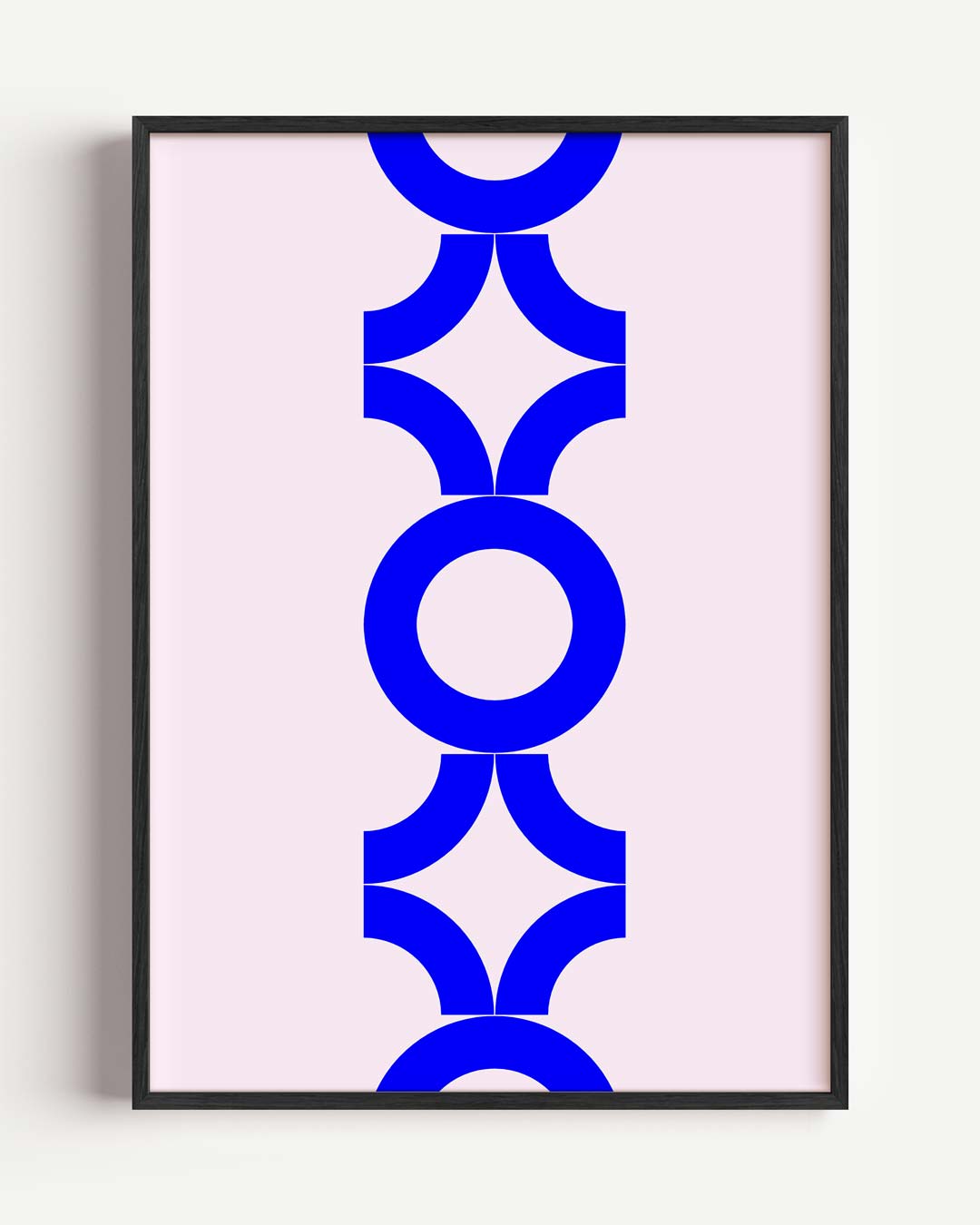 Geometrische Elegantie – zomer portret poster als wanddecoratie