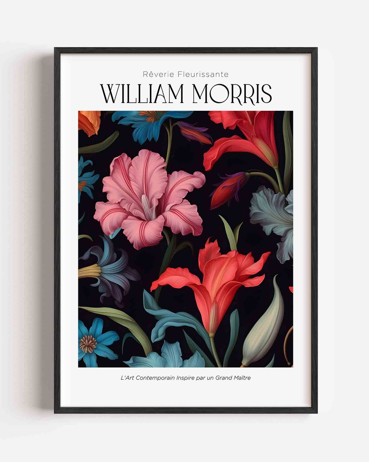 Bloemenpracht – William Morris portret poster als wanddecoratie