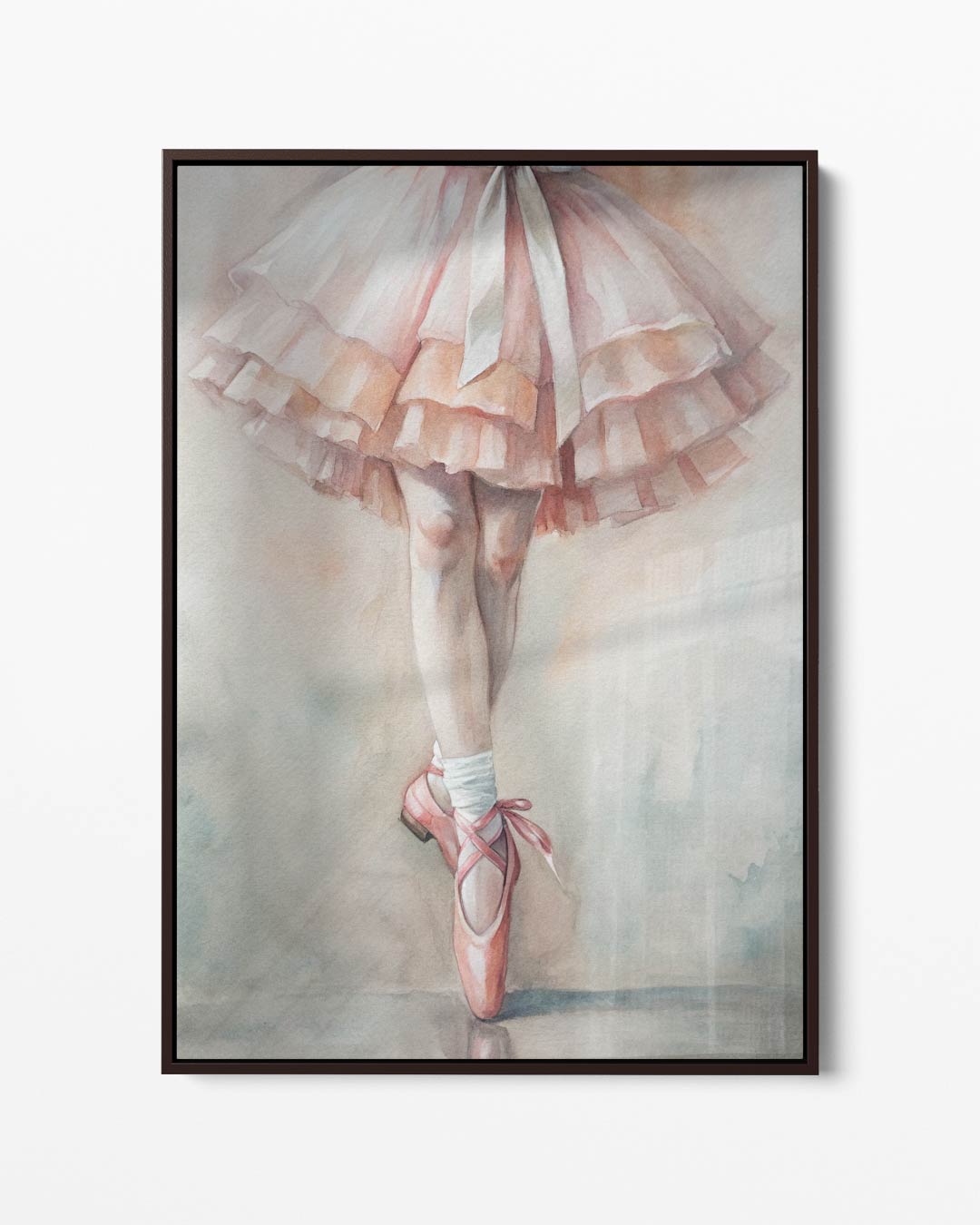 Balletdromen in Pastel – portret kunstwerk als wanddecoratie