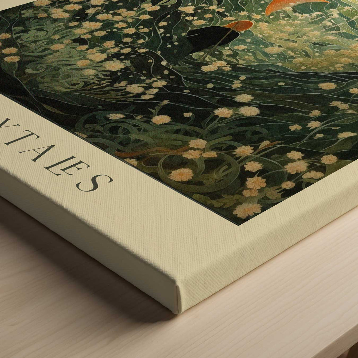 Droomwereld in de Onderwaterwereld – canvas kunstwerk als wanddecoratie