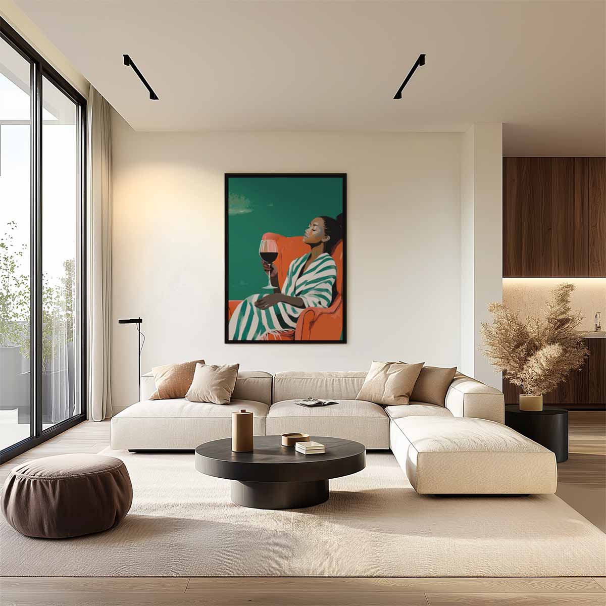 Sereen Genot – canvas wanddecoratie in portret formaat