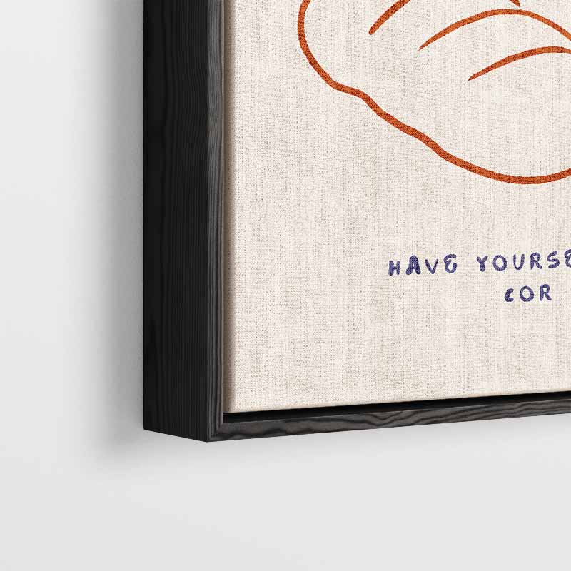 Wijn voor Dessert – plexiglas wanddecoratie in portret formaat