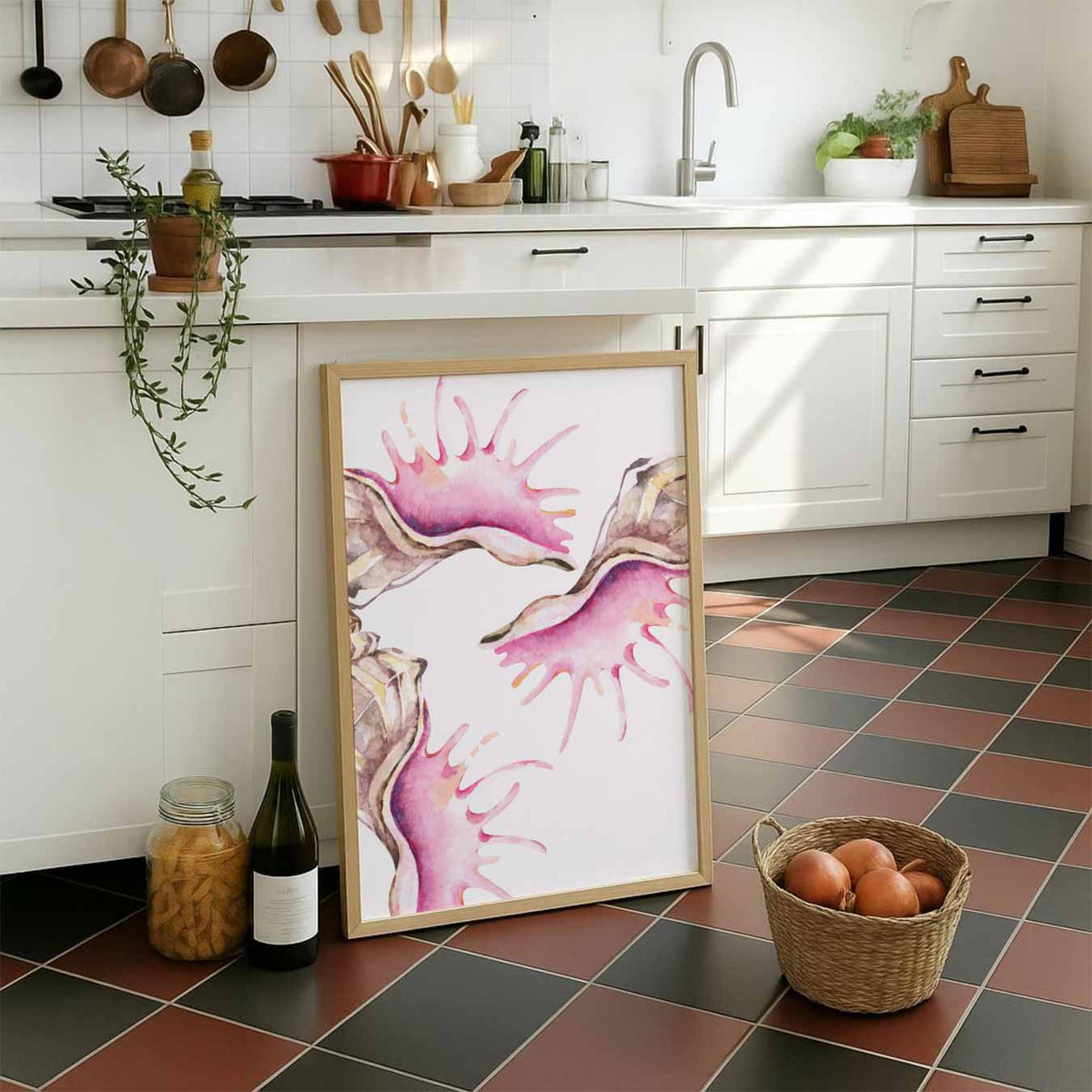 Roze Schelpen – dieren portret poster, afbeelding 7