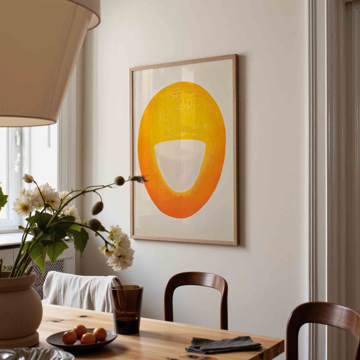 Ovale vormen – kunst en design poster in portret formaat