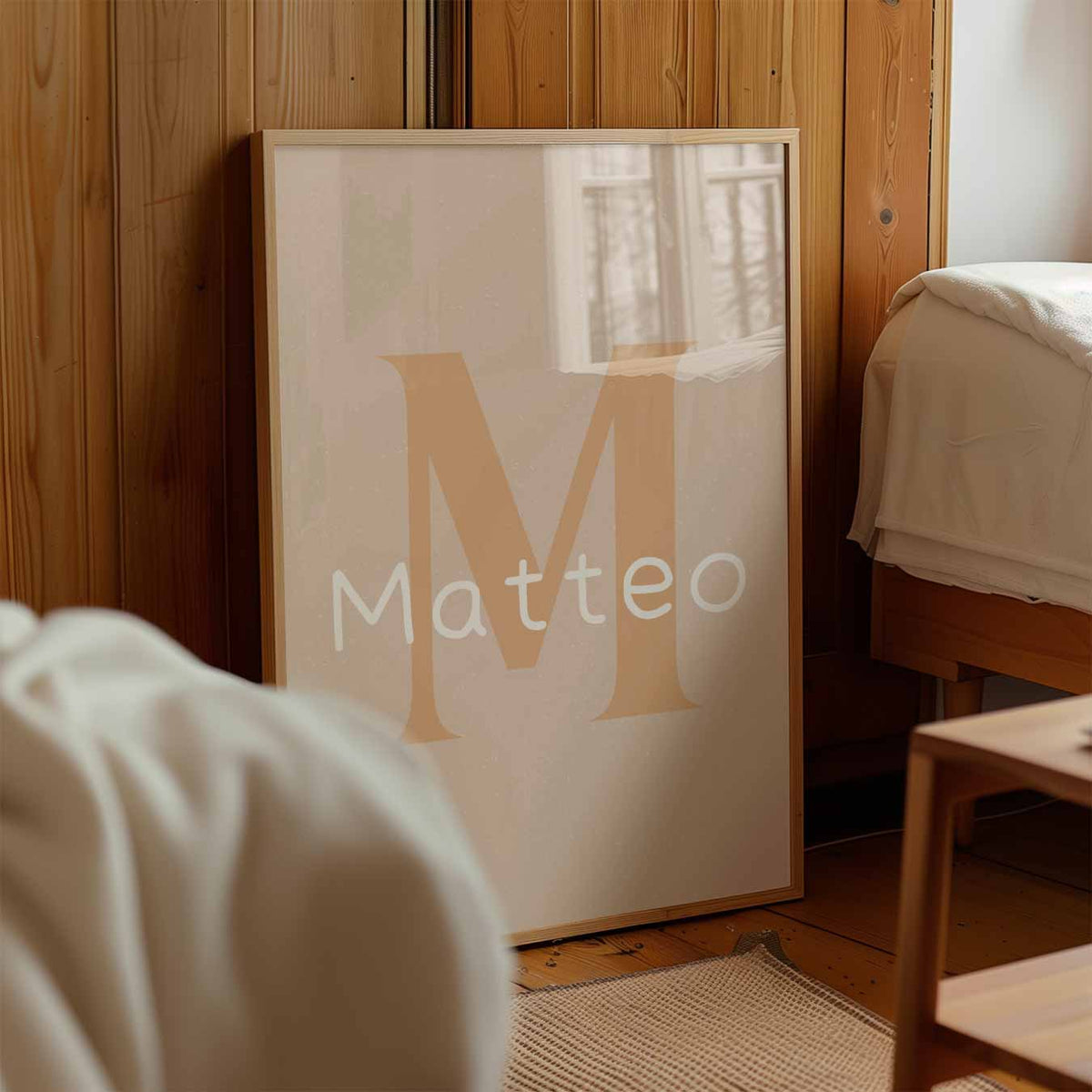 Naam Poster Matteo – kinderposter in staand formaat