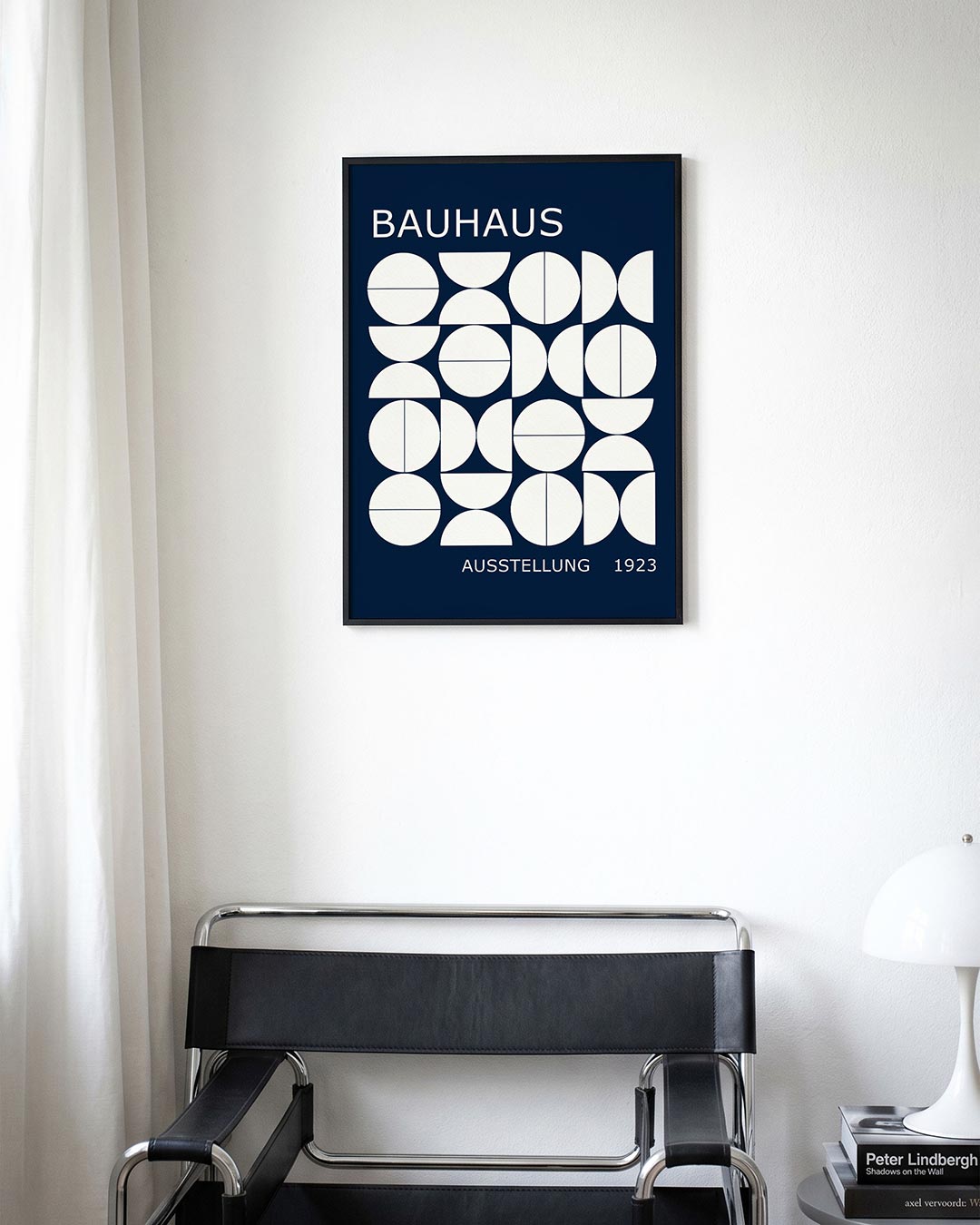 Vormritme en lijnen – moderne Bauhaus wandkunst als poster