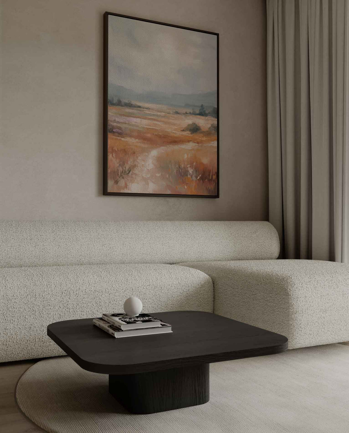 Herfstige Velden – canvas kunstwerk als wanddecoratie