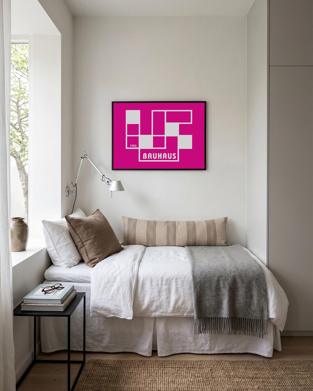 Abstracte – moderne Bauhaus wandkunst als poster