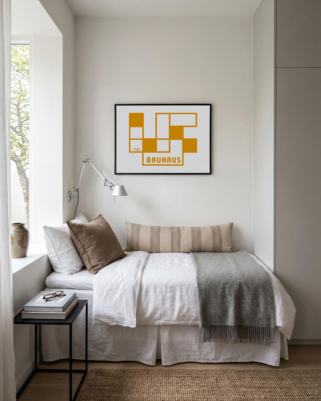 Vorm en balans – moderne Bauhaus wandkunst als poster