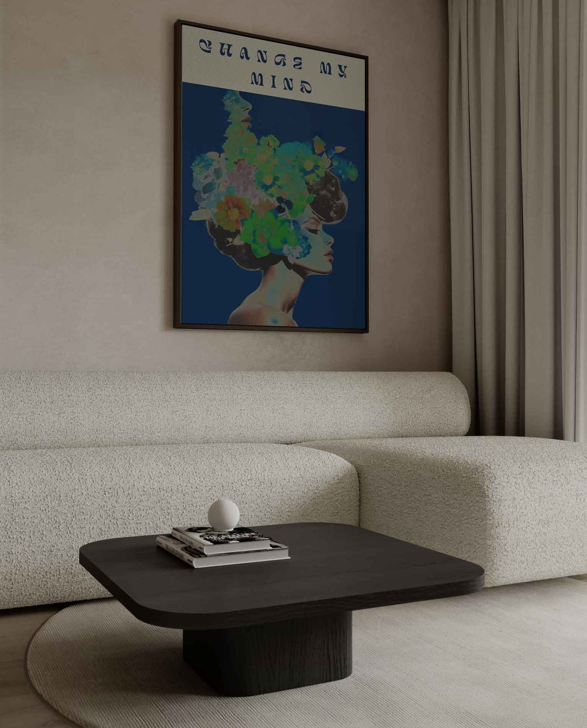 Bloemen van de Geest – canvas wanddecoratie in portret formaat