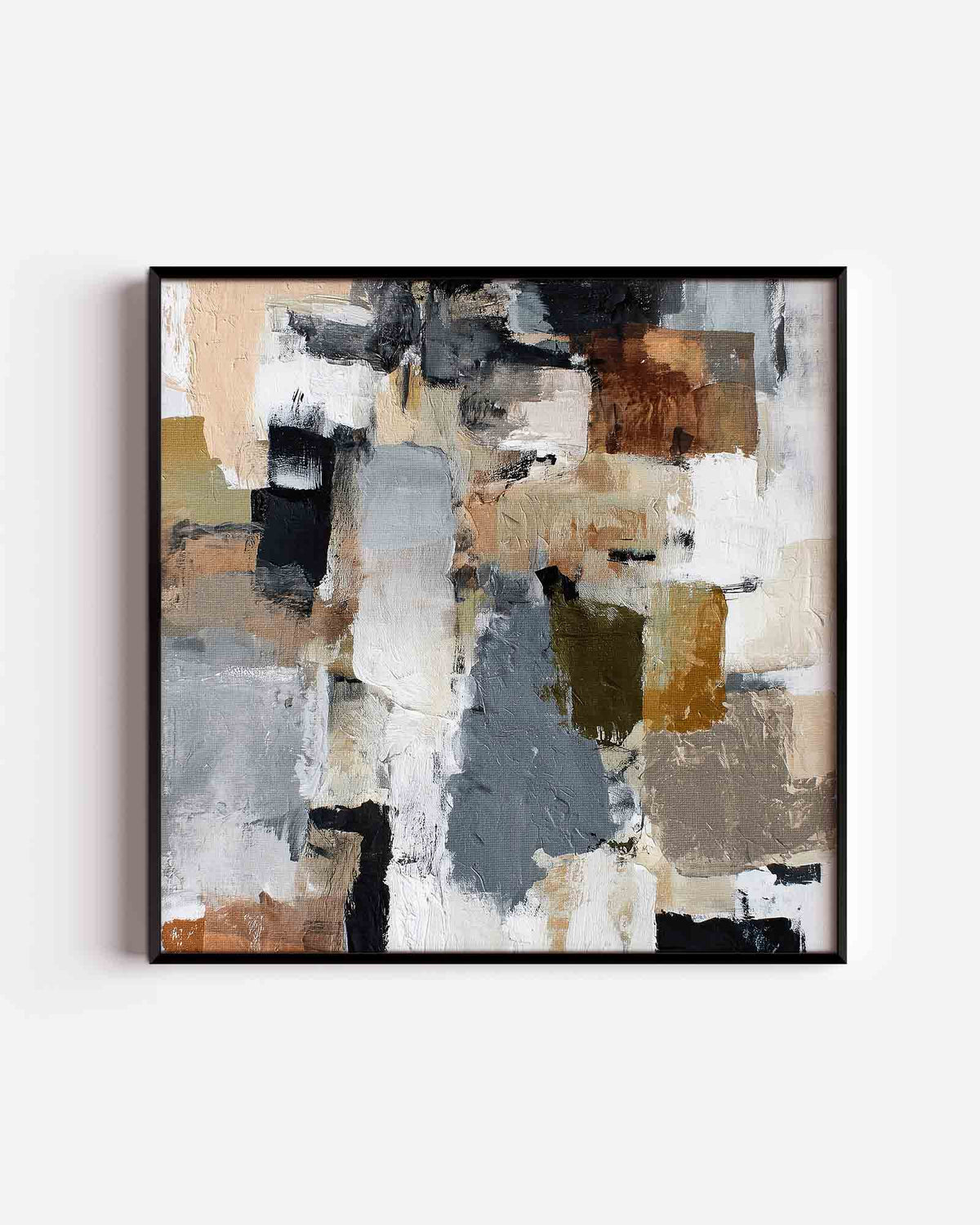 Abstracte vormen – abstracte vierkante poster als wanddecoratie