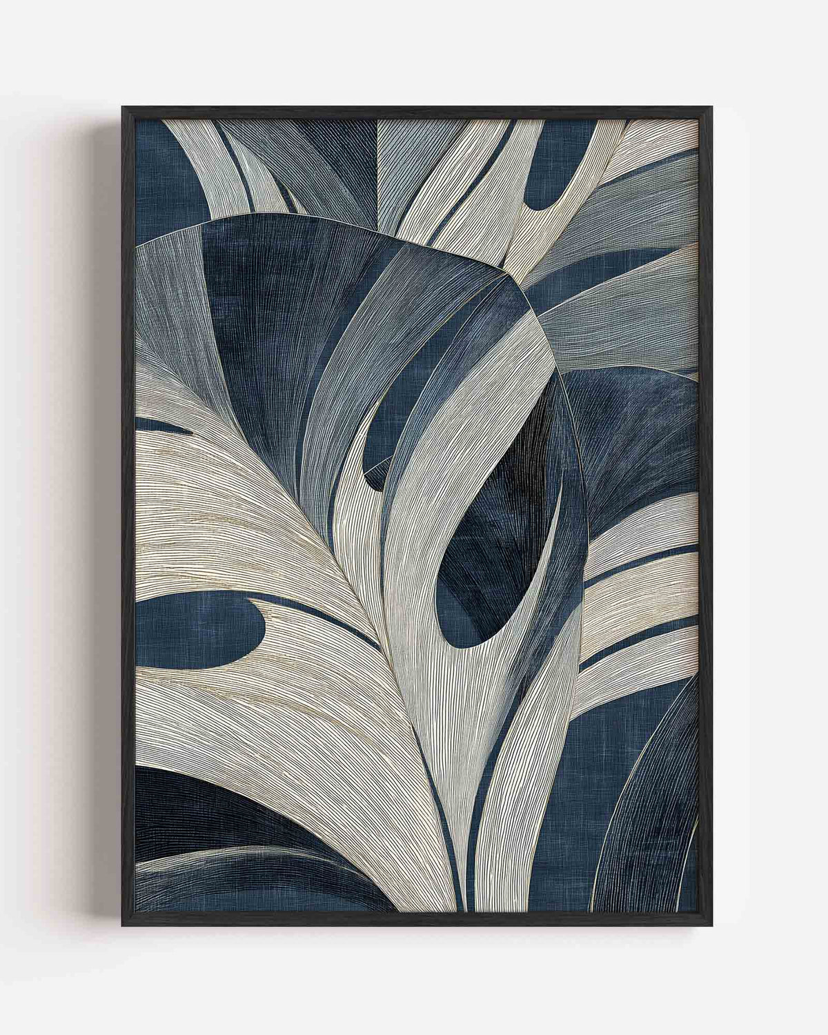 Abstracte vormen – abstracte portret poster als wanddecoratie