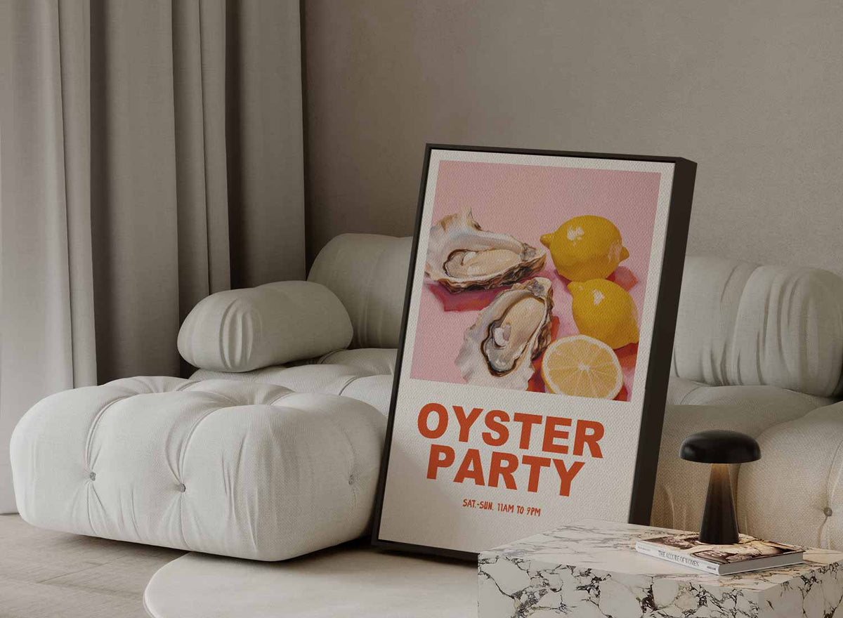 Oesterfeest Poster – portret kunstwerk als wanddecoratie, afbeelding 13