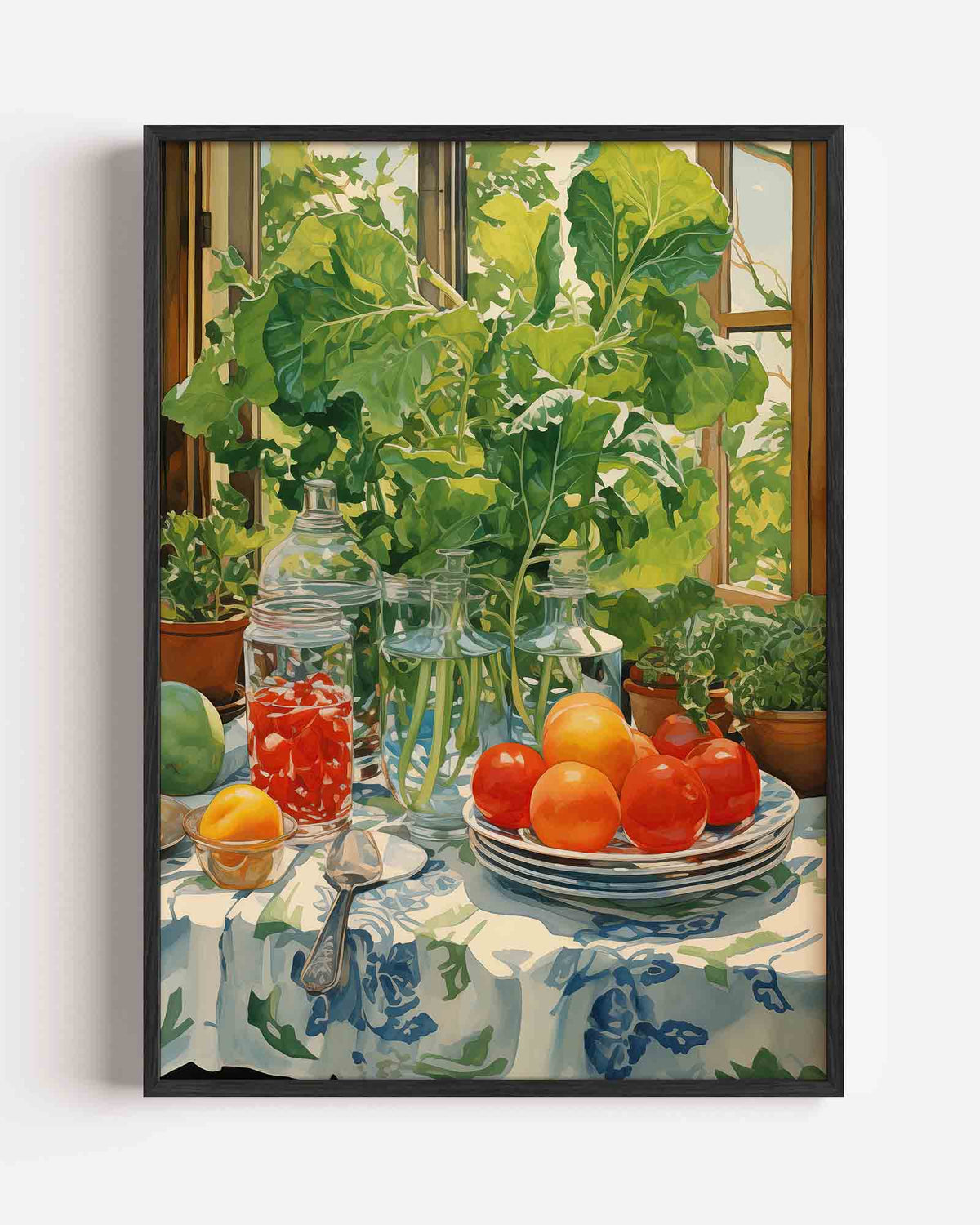 Groenten en fruit – botanische portret poster als wanddecoratie
