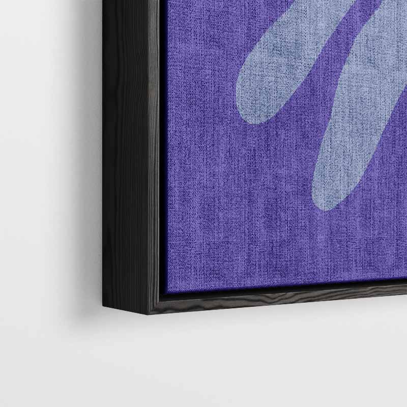 Abstracte Botanische Expressie – dibond wanddecoratie in staand formaat
