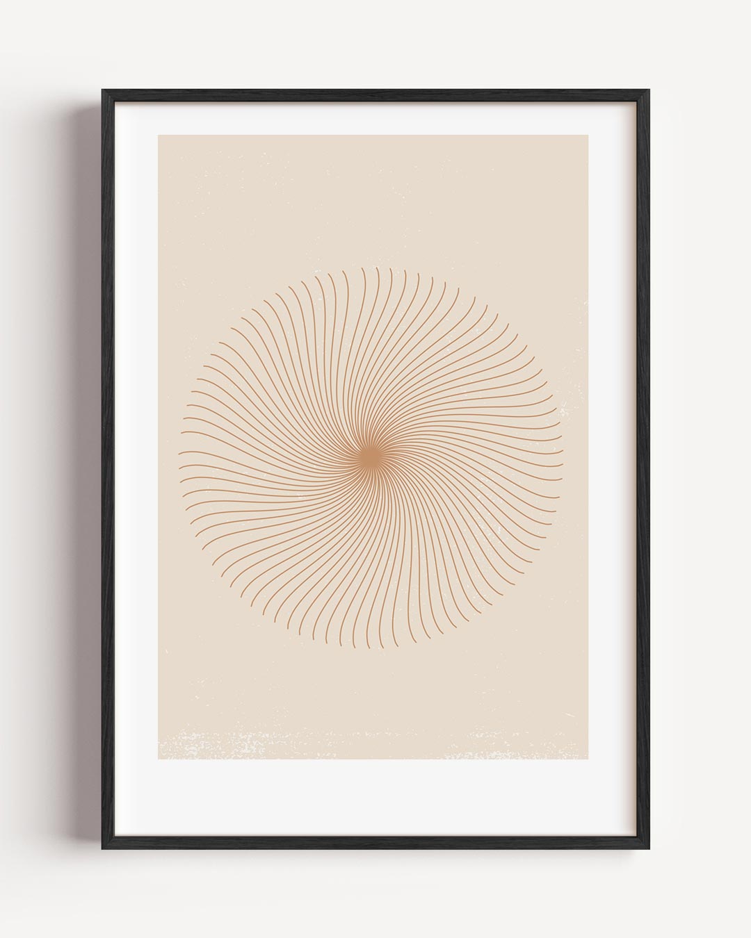 Zachte Spiralen – kleurrijke abstracte portret poster als wanddecoratie