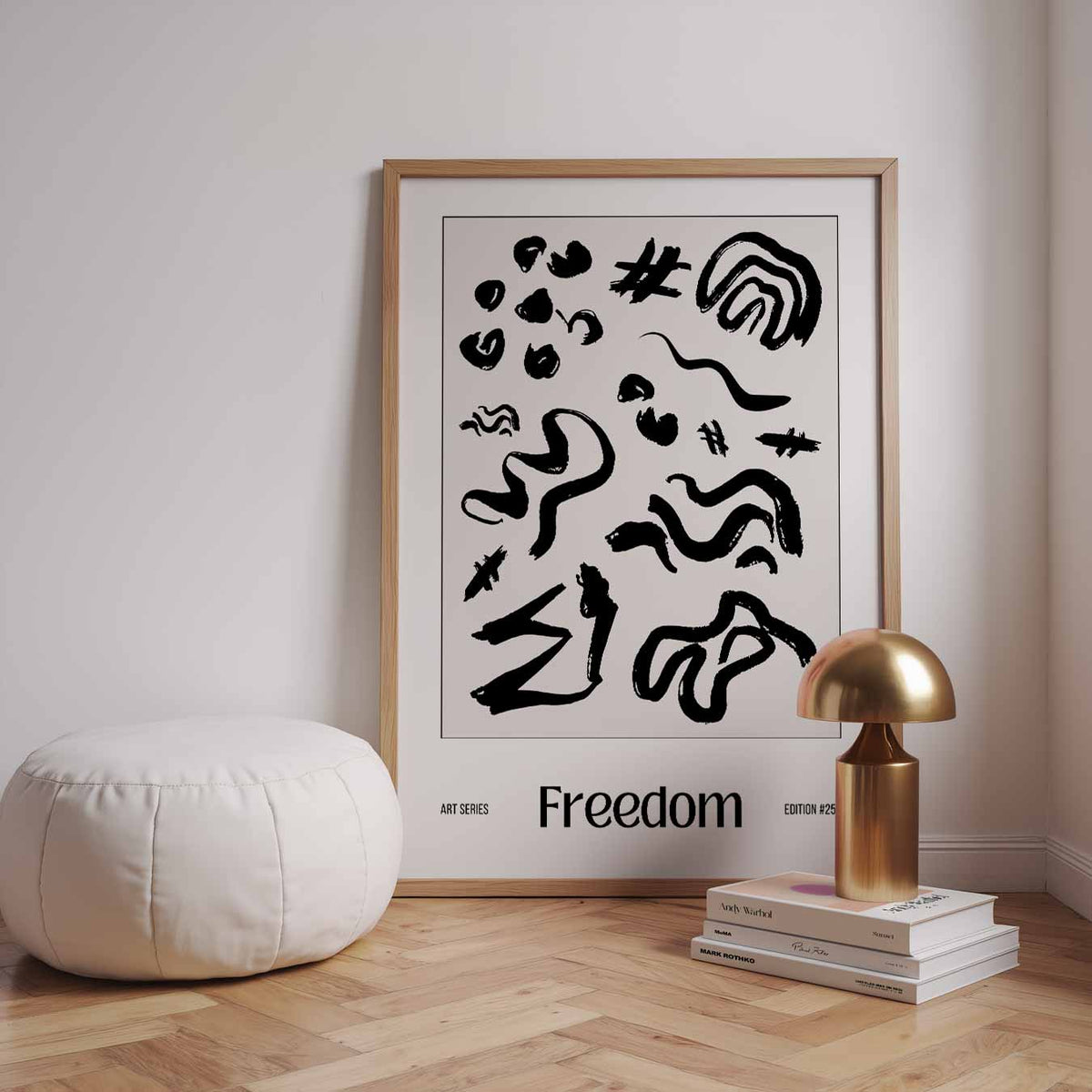 Artistieke Vrijheid – urban poster in staand formaat
