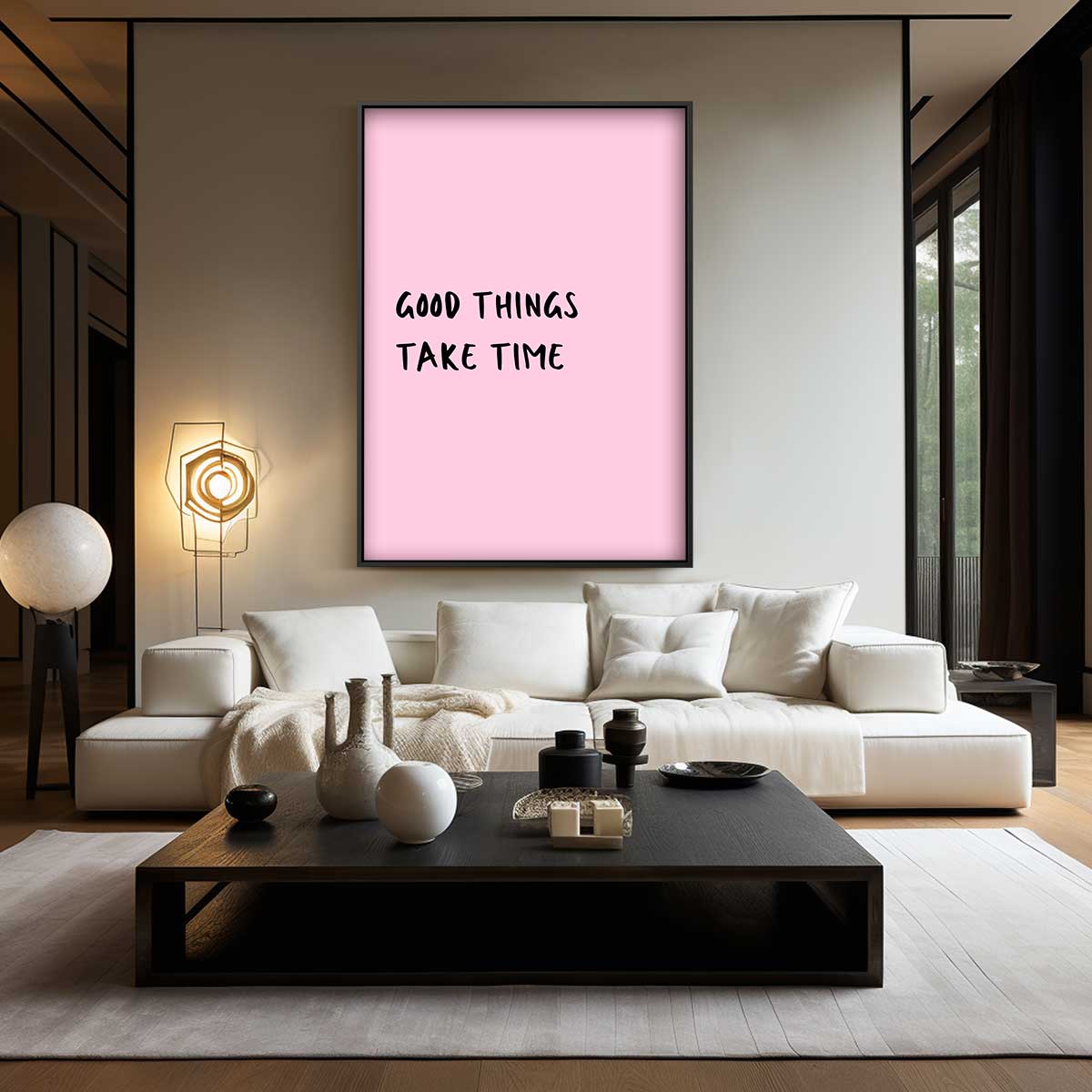 Geduld is een Schone Zaak – modern portret kunstwerk van WallArtistic