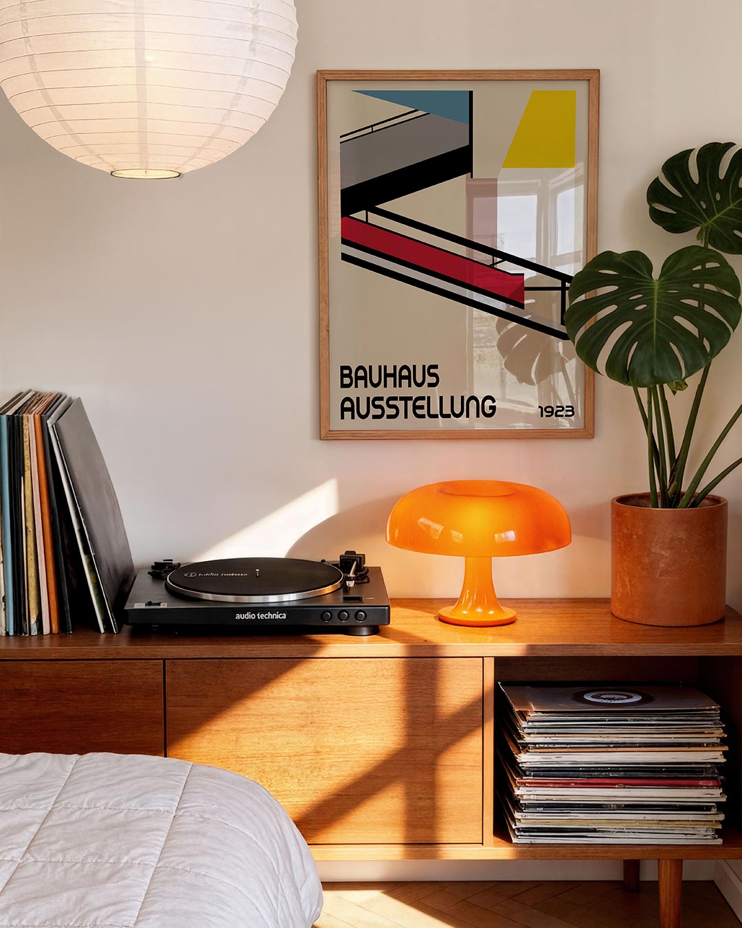 Vorm en balans – moderne Bauhaus wandkunst als poster