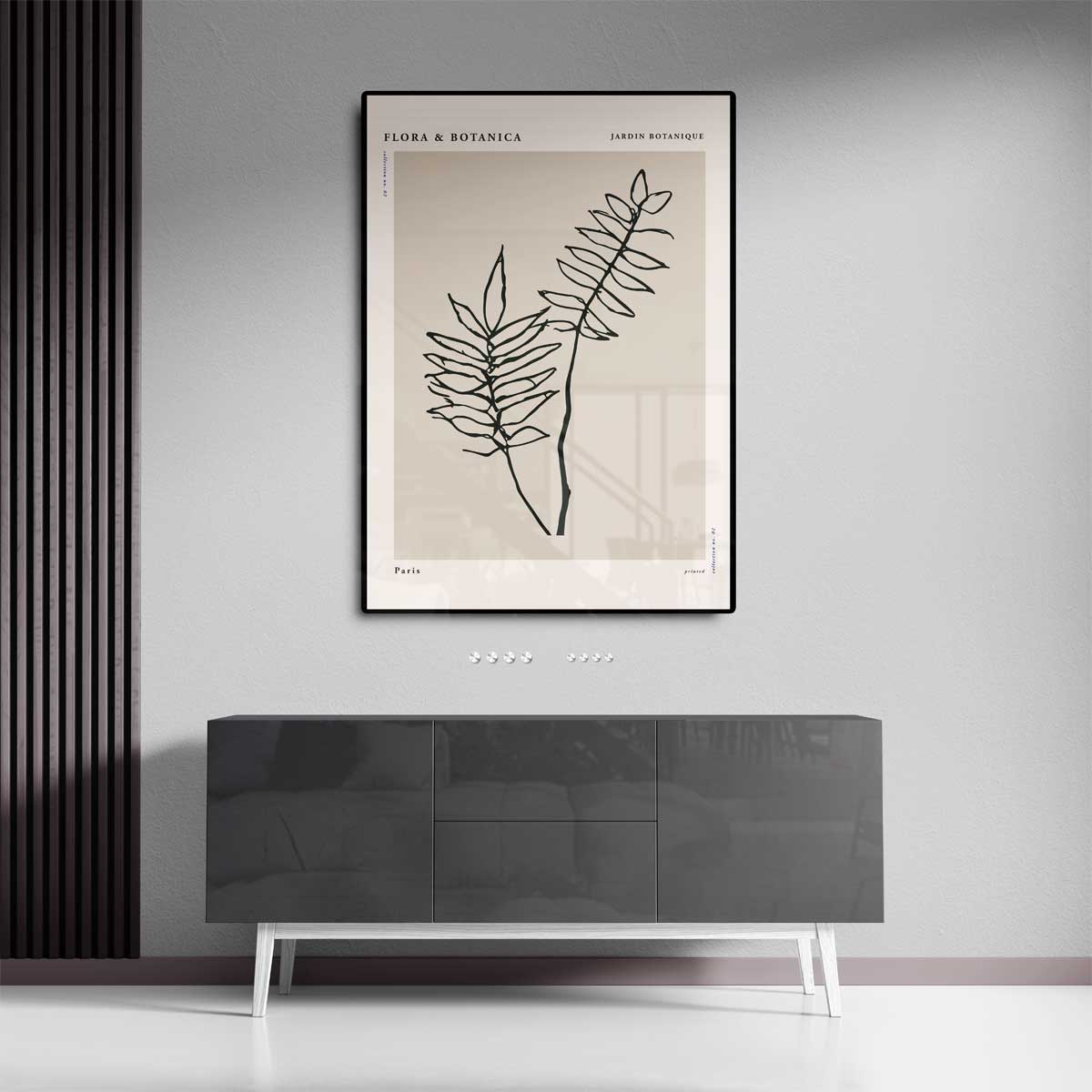 Botanische Elegantie Poster – dibond kunstwerk als wanddecoratie