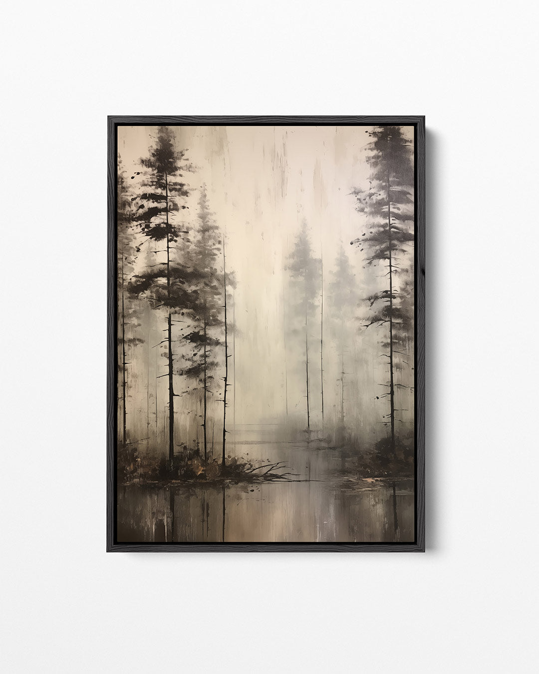 Mysterieuze boslandschap – staand wanddecoratie kunstwerk